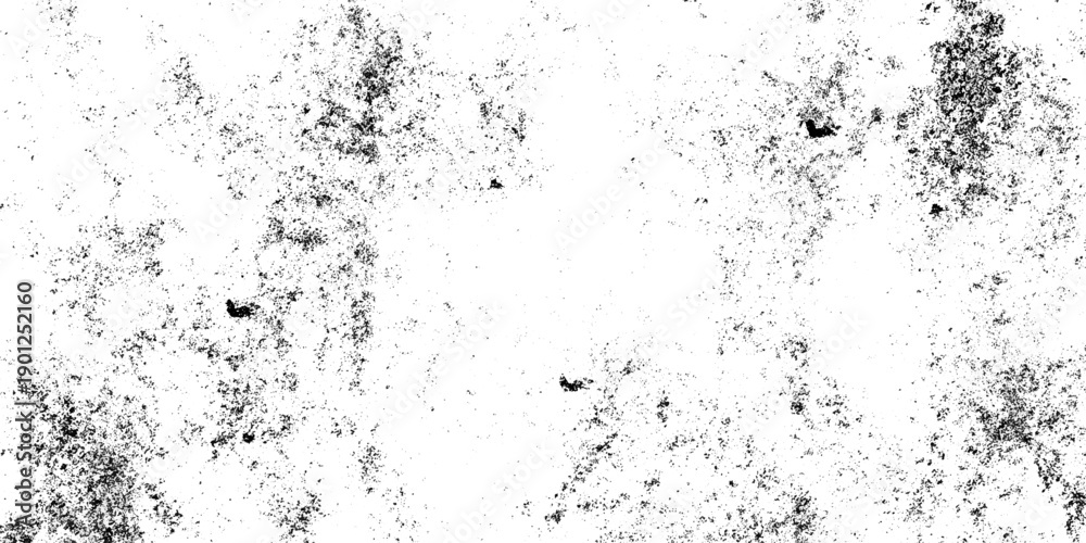 Obraz premium White, black dust overlay distress grungy grain, noise effect paint wall. small particles of debris and dust. crack and scratch dust paint concrete wall. subtle halftone grunge urban texture vector.