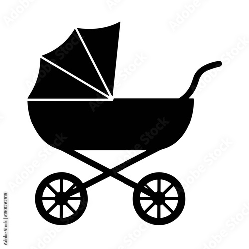 baby carriage vector illustration