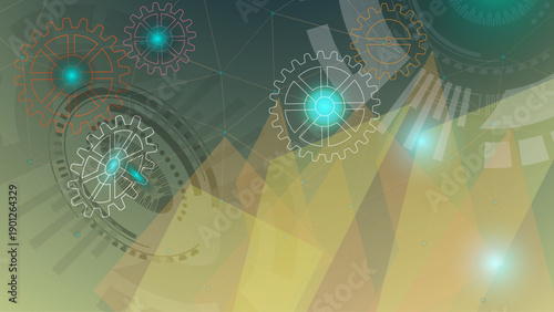 abstract technology background Circuit board, high computer color background. Vector illustration