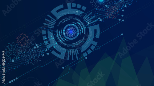 Abstract technology circuit board. Communication concept.Abstract technology concept 