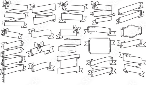Collection of various metal bracket designs isolated on transparent background