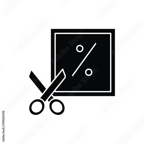 coupon concept line icon. Simple element illustration. coupon concept outline symbol design.