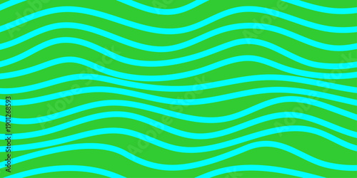 Colorful wavy lines pattern. Poster with coloring waves. Curvy shapes, impression painting concept. Abstract smooth geometric texture.