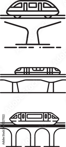 Monorail bridge icon