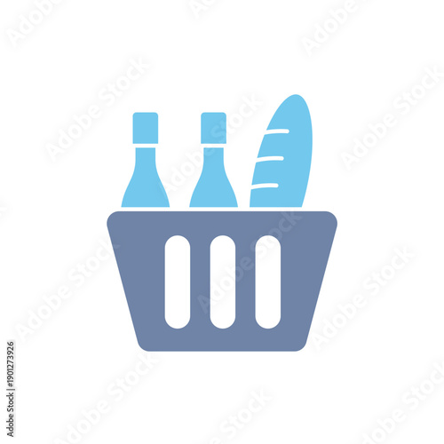 grocery concept line icon. Simple element illustration. grocery concept outline symbol design.