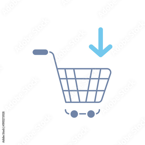 add to cart concept line icon. Simple element illustration. add to cart concept outline symbol design.