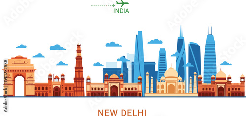 WebBlack bear silhouette walking through a misty pine forest with flying birds, minimalist wilderness nature landscape vector illustration for outdoor adventure and park background