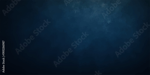 A mysterious dark blue grunge background featuring a texture of smoky clouds and misty light across a night sky backdrop