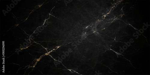 Abstract black and white textured background with a dark marble pattern and grunge lightning design for a sleek material wallpaper surface