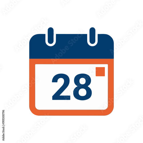Pastel-colored flat design calendar icon displaying date 15 for scheduling appointments