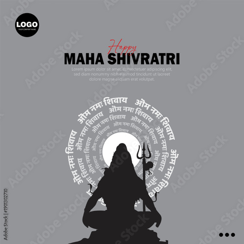 Maha Shivaratri is a Hindu festival dedicated to Lord Shiva.