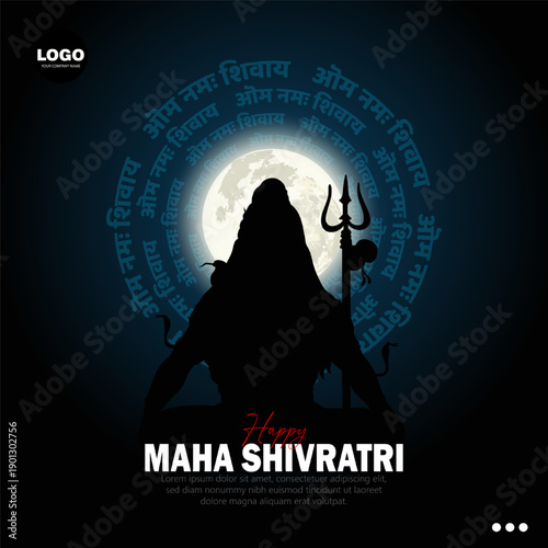 Maha Shivaratri is a Hindu festival dedicated to Lord Shiva.