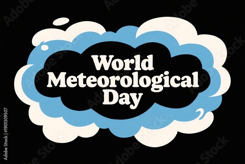 NEW World Meteorological Day World Meteorological Day graphic design