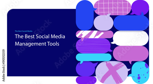 business conversation communication feedback networking creative background banner template layout