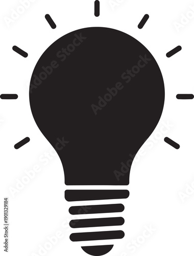 A cluster of twelve light bulb icons arranged in a grid pattern, symbolizing ideas or illumination