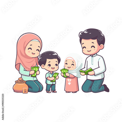 illustration design giving THR