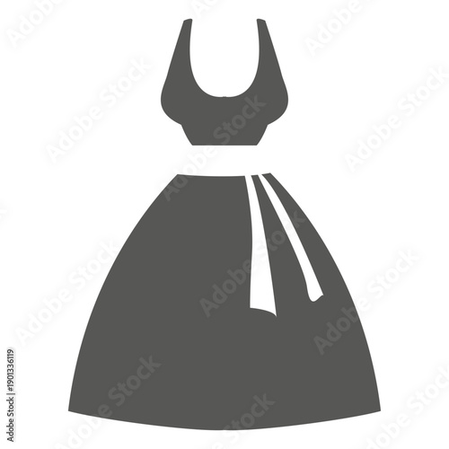 Bride dress icon