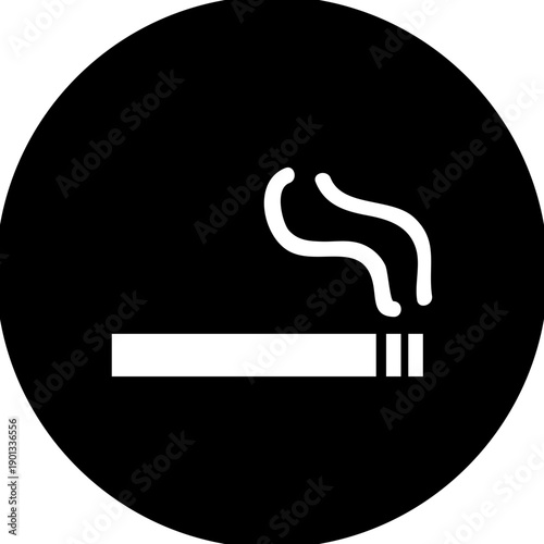 Smoking round icon