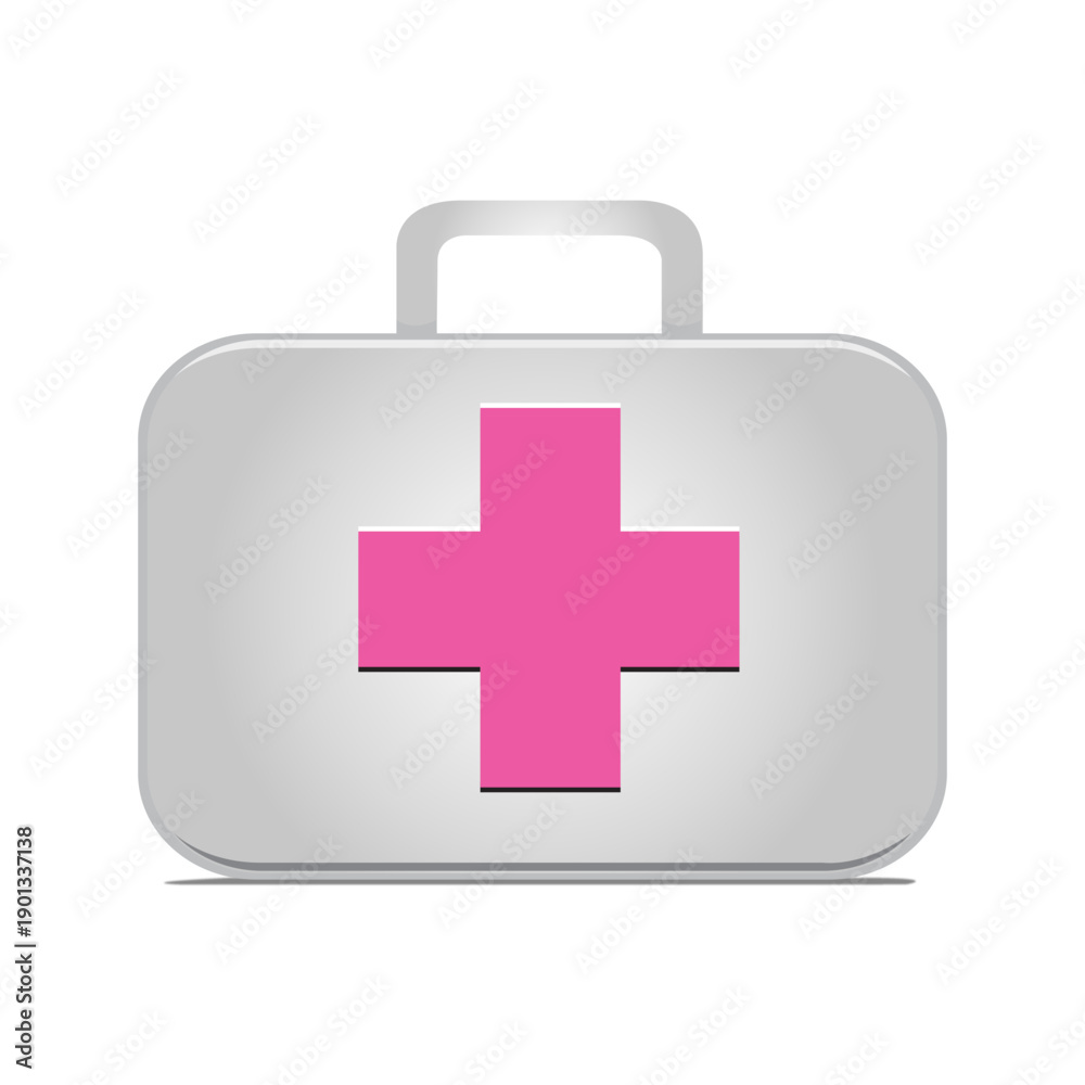 Obraz premium First aid briefcase icon
