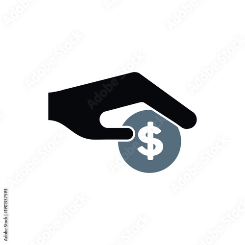 Hand Holding a Key and Dollar Sign Symbolizing the Key to Financial Success