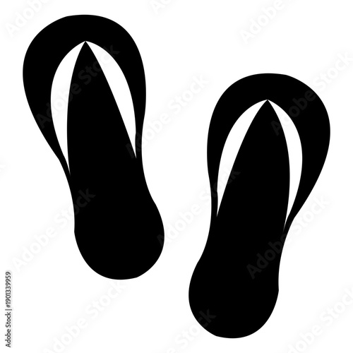 Flip flops icon