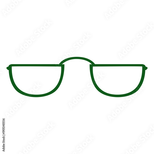 Curve frame hipster glass