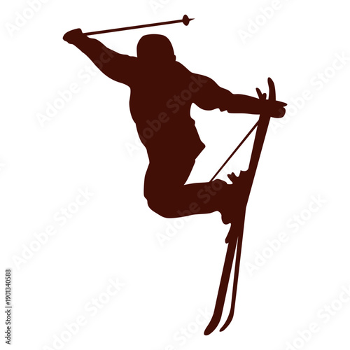 Freestyle skiing jump