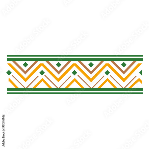 Zig zag lines divider