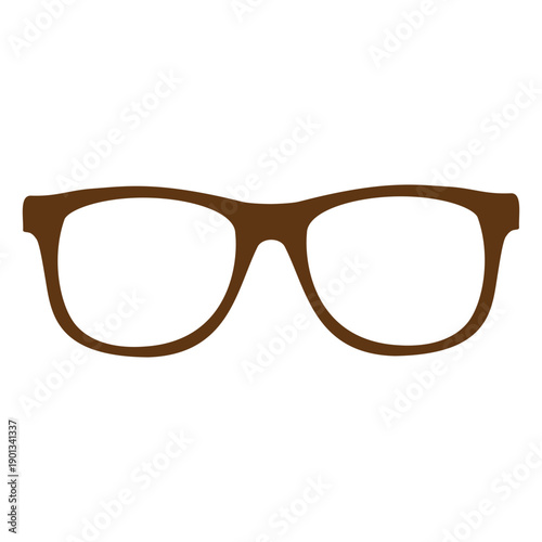 Hipster thick eyeglass