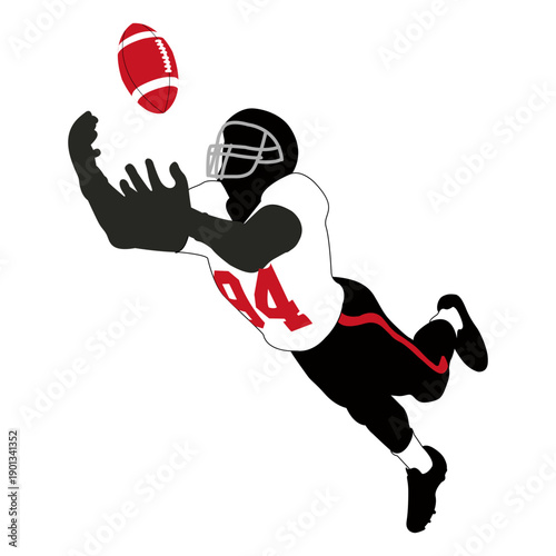 Rugby player catching 1