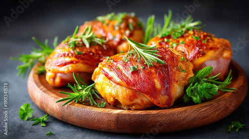 Raw boneless chicken thighs...