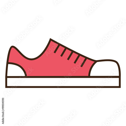 Red shoes sneakers clothing