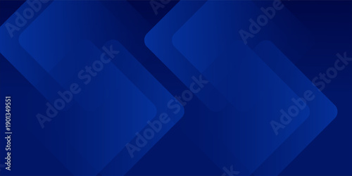 Latar belakang geometri biru tua abstrak. Komposisi bentuk dinamis. Desain latar belakang yang keren untuk poster. Ilustrasi vektor