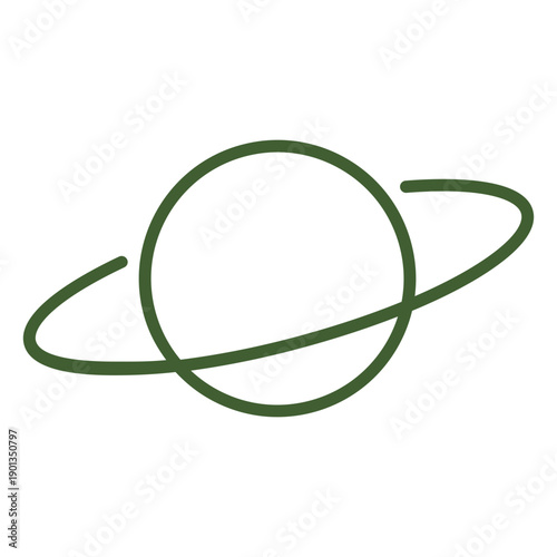 Planet saturn icon