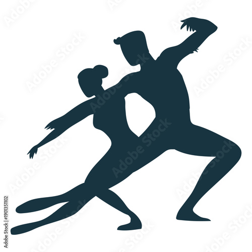 Ballet dancer posture ballerina silhouette ballet