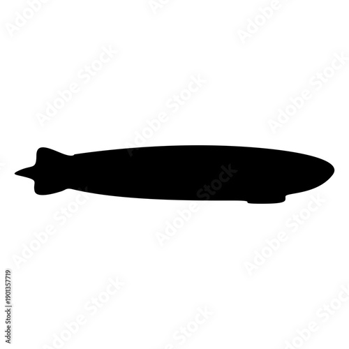 Airship dirigible vector