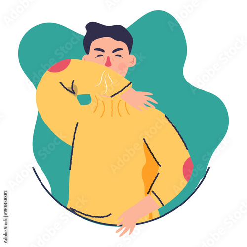 Covid 19 symptom cough elbow