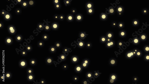 falling golden particles . gold sparkle. Falling gold confetti luxury sparkling confetti video 4K loop. Particles in motion