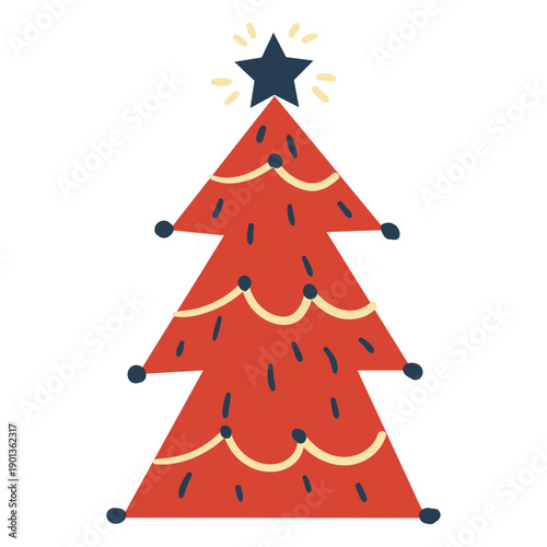 Awesome scandinavian christmas tree