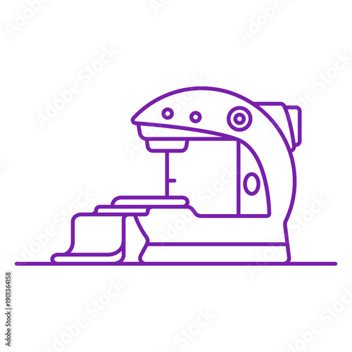 Portable sewing machine stroke