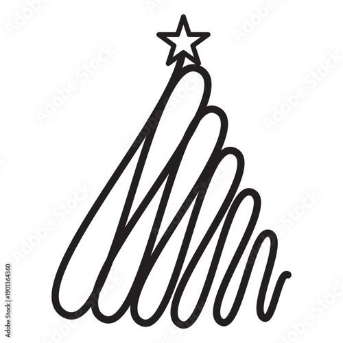 Fir star lace swirl curl flat