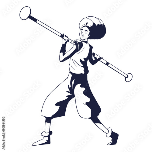 Circus performer character