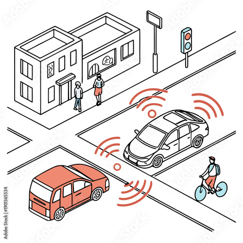 Autonomous vehicle traffic negotiation intelligence for seamless interaction in smart city environments.