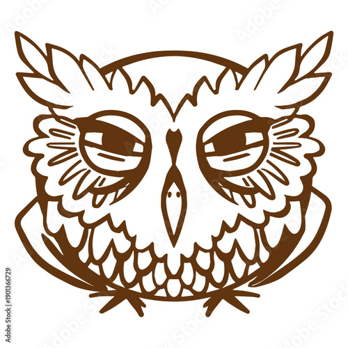 Very suspicious owl stroke