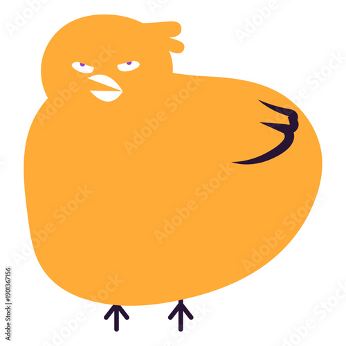 Grumpy chick flat
