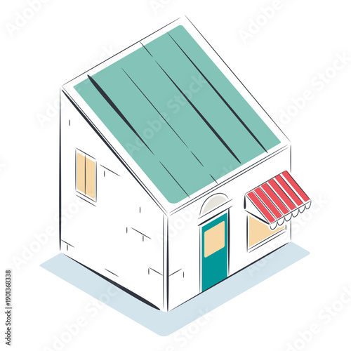 Little store isometric