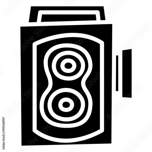 Vintage film camera black camera