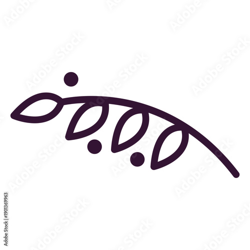 Wheat crop plant stroke