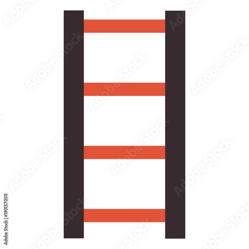 Ladder colorful icon