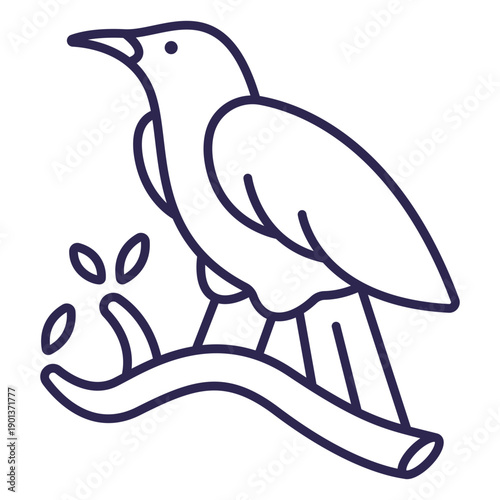 Scarlet tanager bird stroke